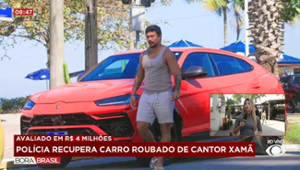 Xamã recupera Lamborghini avaliada em R$ 4 milhões após roubo no RJ