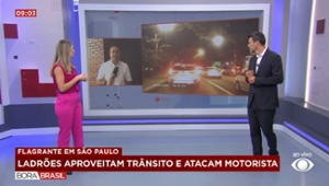 Motorista é assaltado por grupo de criminosos durante trânsito em SP