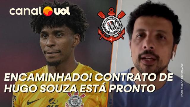 André Hernan: 'Novo contrato de Hugo Souza com Corinthians está pronto e será de quatro anos'