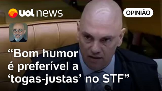 Josias: Bom humor de Moraes e Dino é preferível a brigas que fizeram do STF um boteco