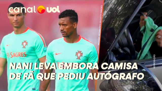 EX-DUPLA DE CR7, NANI É ACUSADO DE ROUBAR CAMISA DE FÃ QUE PEDIU AUTÓGRAFO EM PORTUGAL