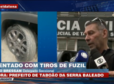 Delegado fala sobre atentado ao prefeito de Taboão da Serra (SP)