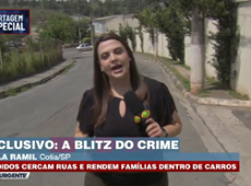 Blitz do crime: Famílias reféns dentro dos carros