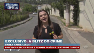 Blitz do crime: Famílias reféns dentro dos carros