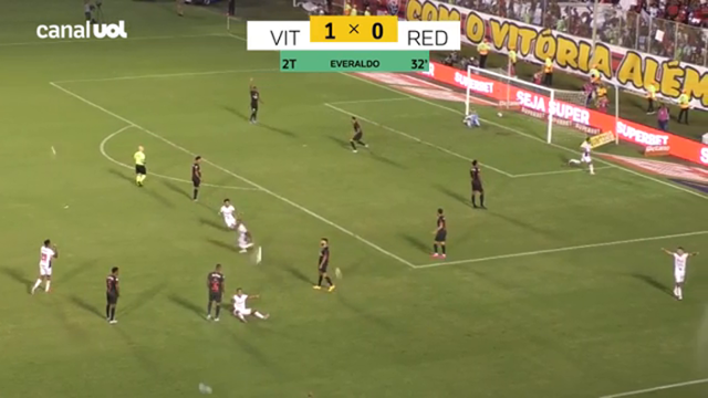 Vitória 1 X 0 Red Bull _ GOOOL! EVERALDO