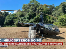 PCC: helicópteros do pó são apreendidos em Londrina (PR)