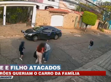 Ladrões atacam mãe e filho para levar o carro da família