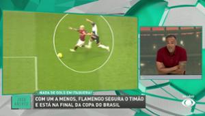 Denílson vê Flamengo prejudicado contra o Corinthians e critica arbitragem