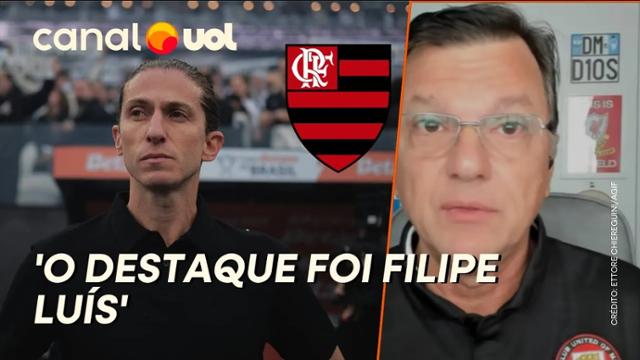 ?Filipe Luís foi o principal personagem do Flamengo e teve uma ótima sacada?, diz Mauro Cezar