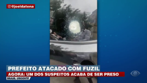 Prefeito atacado com fuzil: polícia apreende suspeito