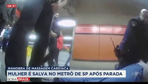 Mulher é salva no metrô de SP após sofrer parada cardíaca