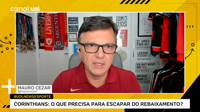 MAURO CEZAR: 'RAMÓN DÍAZ TIRAR O CORINTHIANS DA ZONA DE REBAIXAMENTO SERIA ALGO ALEATÓRIO'