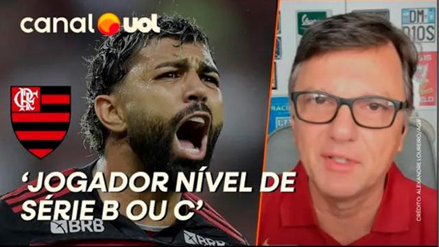 'Gabigol virou um jogador de nível série B ou C', diz Mauro Cezar