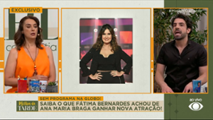 Fátima Bernardes reage a novo programa de Ana Maria