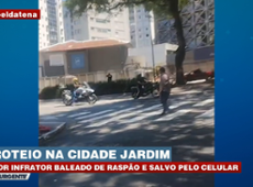 Menor é baleado durante tentativa de roubo na Cidade Jardim