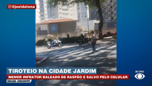 Menor é baleado durante tentativa de roubo na Cidade Jardim