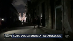 Governo de Cuba diz que 90% da energia foi restabelecida