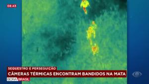 Drone com câmera térmica encontra bandidos em mata no Paraná