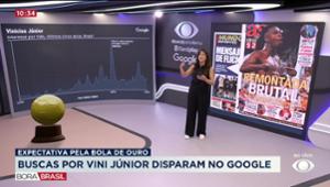 Expectativa pela Bola de Ouro! Buscas por Vini Júnior disparam no Google