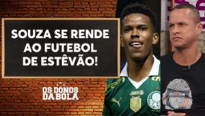 Souza vê favoritismo do Palmeiras para o tri e rasga elogios para Estêvão