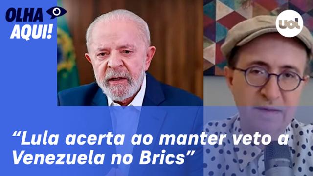 Reinaldo: Lula impõe sua liderança ao vetar entrada da Venezuela no Brics