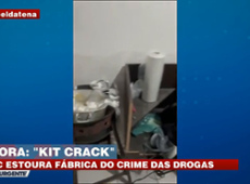 'Kit Crack': polícia estoura fábrica do tráfico de drogas