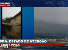 Chuva deixa Zona Norte, Leste e Marginal Tietê em estado de atenção em SP