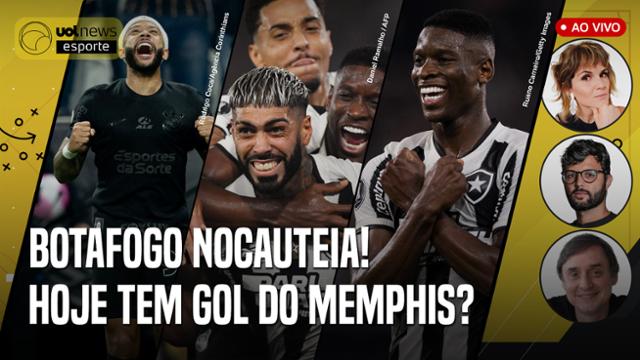 Botafogo avassalador nocauteia o Peñarol! Corinthians vai ter gol do Memphis na Sula?