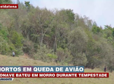 Queda de avião: 5 mortos após bater em morro