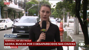 Chuva deixa desaparecidos e 51 mil sem energia em São Paulo