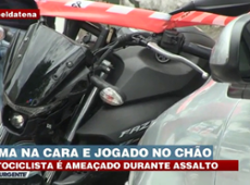 Homem tem arma apontada para a cabeça e é jogado no chão