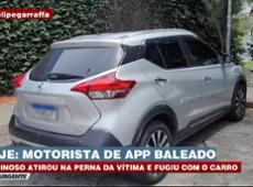 Motorista de aplicativo reage a assalto e é baleado na zona oeste de SP