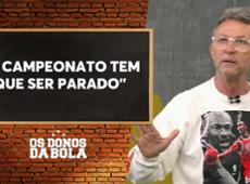 Neto questiona CBF: "Uma pessoa morreu queimada e vai ter jogo hoje?”