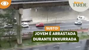 Jovem de 18 anos é arrastada durante enxurrada e é encontrada dias depois