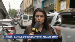 Gangue do quebra vidro ataca carro com duas mulheres em SP