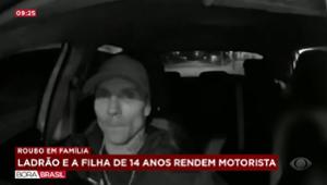 Criminoso leva filha adolescente para assaltar motorista de app em SC