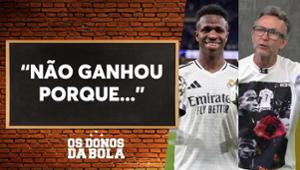 Vini Jr não ganhou a Bola de Ouro porque é preto, diz Neto, revoltado