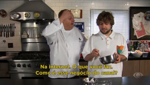 Érick Jacquin cospe omelete feito pelo influenciador Brino: “Tá feliz?"