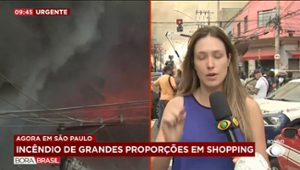 Comerciantes estimam prejuízo após incêndio em shopping no Brás