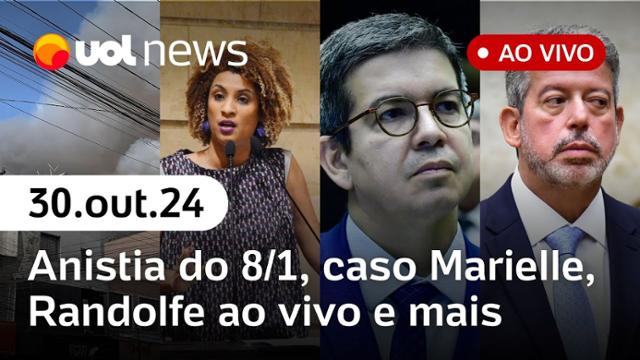 Bolsonaro tenta negociar anistia ao 8/1; Randolfe ao vivo, júri do caso Marielle Franco e mais | UOL News 30/10/24