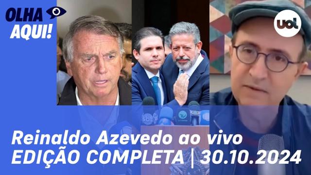 Reinaldo Azevedo: Bolsonaro e anistia do 8/1, corte de gastos, sucessão de Lira | Olha Aqui 30/10/24