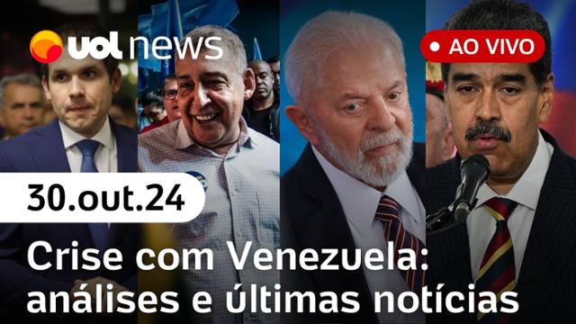 Venezuela: Maduro convoca embaixador; Freixo fala do julgamento do caso Marielle e mais | UOL News 30/10/24