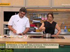 Aprenda a fazer deliciosas trouxinhas de porco com arroz de forno