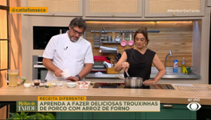 Aprenda a fazer deliciosas trouxinhas de porco com arroz de forno