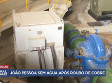 João Pessoa fica sem água após roubo de cobre