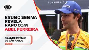 Bruno Senna revela papo com Abel: “Pai dele torcia para o Prost”