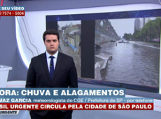 Meteorologista do CGE atualiza situação de SP após forte chuva