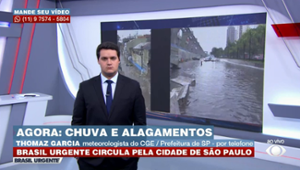 Meteorologista do CGE atualiza situação de SP após forte chuva