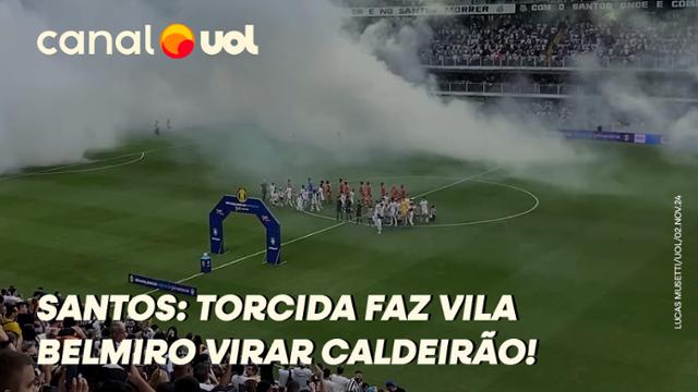 SANTOS: TORCIDA FAZ VILA BELMIRO VIRAR CALDEIRÃO ANTES DE PARTIDA CONTRA O VILA NOVA