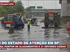 Cidade de São Paulo registra pontos de alagamentos após chuva